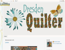 Tablet Screenshot of dresdenquilter.blogspot.com