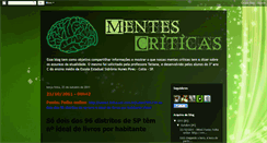 Desktop Screenshot of mentescriticas2011.blogspot.com