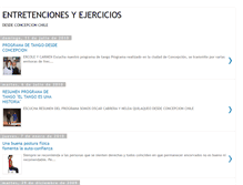 Tablet Screenshot of entretencionesyejercicios.blogspot.com