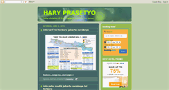 Desktop Screenshot of haryprasetyo.blogspot.com