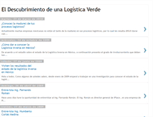 Tablet Screenshot of logisticaverde.blogspot.com