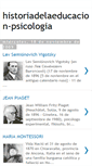 Mobile Screenshot of historidelaeducaciom-psicologia.blogspot.com