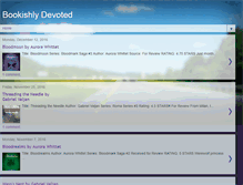 Tablet Screenshot of bookishlydevoted.blogspot.com