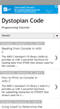 Mobile Screenshot of dystopiancode.blogspot.com