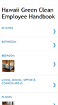 Mobile Screenshot of hawaiigreencleanhandbook.blogspot.com