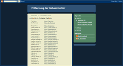 Desktop Screenshot of entfernungdergebaermutter.blogspot.com