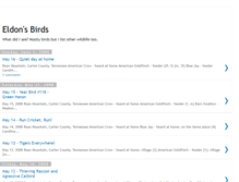 Tablet Screenshot of eldonsbirds.blogspot.com