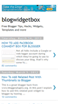 Mobile Screenshot of blogwidgetbox.blogspot.com