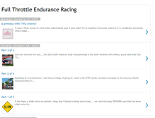 Tablet Screenshot of fullthrottleendurance.blogspot.com