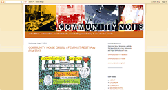 Desktop Screenshot of communitynoise.blogspot.com