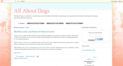 Desktop Screenshot of dogs-corner.blogspot.com