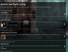 Tablet Screenshot of livingdailywithautism.blogspot.com