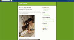 Desktop Screenshot of ladyscouts.blogspot.com