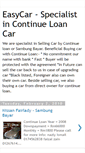 Mobile Screenshot of easycar-specialistincontinueloancar.blogspot.com