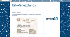 Desktop Screenshot of italovenezolanos.blogspot.com