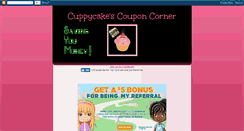 Desktop Screenshot of cuppycakecoupons.blogspot.com