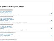 Tablet Screenshot of cuppycakecoupons.blogspot.com