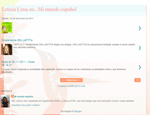 Tablet Screenshot of meumundoespanhol.blogspot.com