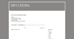 Desktop Screenshot of infomobilcar.blogspot.com