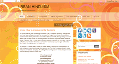 Desktop Screenshot of onlyhinduism.blogspot.com