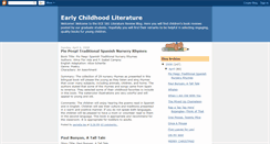 Desktop Screenshot of earlychildhoodliteraturereview.blogspot.com