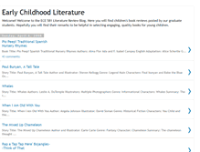 Tablet Screenshot of earlychildhoodliteraturereview.blogspot.com