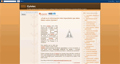Desktop Screenshot of cytotec-info.blogspot.com