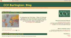 Desktop Screenshot of ccvburlington.blogspot.com