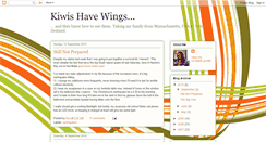 Desktop Screenshot of kiwishavewings.blogspot.com