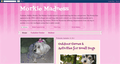 Desktop Screenshot of morkiemadness.blogspot.com