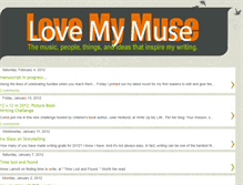 Tablet Screenshot of lovemymuse.blogspot.com