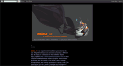 Desktop Screenshot of animata-installation.blogspot.com