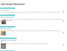 Tablet Screenshot of juliagreenillustration.blogspot.com