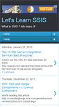 Mobile Screenshot of letslearnssis.blogspot.com
