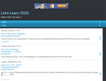 Tablet Screenshot of letslearnssis.blogspot.com