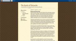 Desktop Screenshot of nietzschespirit.blogspot.com