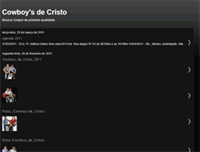 Tablet Screenshot of cowboysdecristomg.blogspot.com