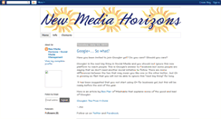 Desktop Screenshot of newmediahorizons.blogspot.com