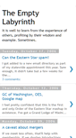 Mobile Screenshot of emptylabyrinth.blogspot.com