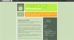 Desktop Screenshot of anti-ferrara.blogspot.com
