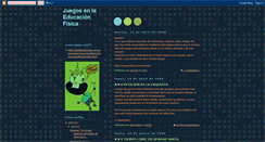 Desktop Screenshot of juegoseducacionfisica.blogspot.com