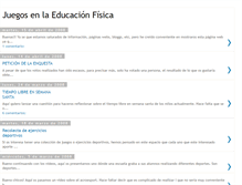 Tablet Screenshot of juegoseducacionfisica.blogspot.com