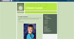 Desktop Screenshot of complain-o-peeps.blogspot.com