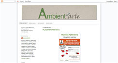 Desktop Screenshot of ambientarte-blog.blogspot.com