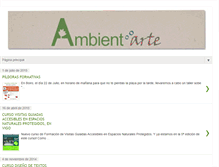 Tablet Screenshot of ambientarte-blog.blogspot.com