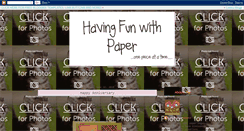 Desktop Screenshot of ihavefunwithpaper.blogspot.com