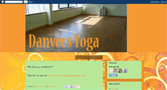Desktop Screenshot of danversyoga.blogspot.com