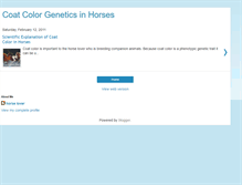 Tablet Screenshot of miniaturehorsecolors.blogspot.com