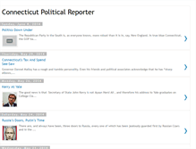 Tablet Screenshot of connecticutpoliticalreporter.blogspot.com