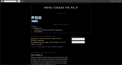 Desktop Screenshot of novacidadefm.blogspot.com